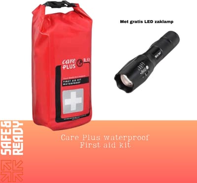 GRATIS Led Zaklamp !! bij Care Plus EHBO Kit Compact - EHBO set- Verbanddoos - Outdoor