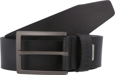 bugatti Leren Riem Men´s Leather Belt 3.5 W95 Black Zwart
