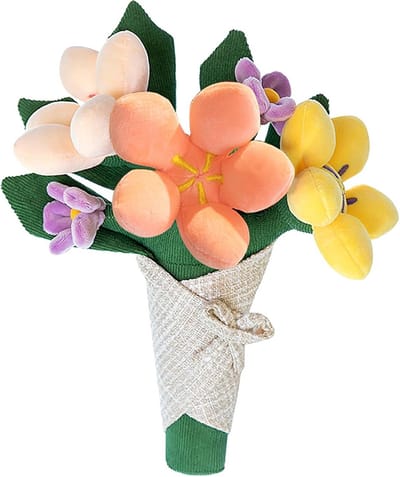 Pluche Bloem Boeket - Schattig Pluche Bloemenboeket als Cadeau voor Vrouw of Moeder