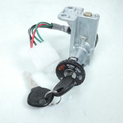 Kit serrure Tecnium pour scooter Kymco 100 Top Boy 5 fils 35010-KEB-7E000M1 Neuf