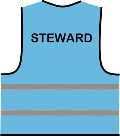 Steward hesje lichtblauw