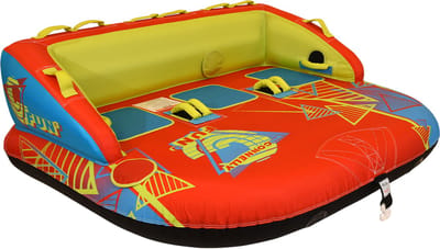 Connelly Fun 3 Funtube – 3-Persoons Opblaasbare Towable Tube – Watersport Sleeptube voor Achter Boot