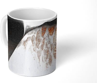 Mok - Koffiemok - Goud - Abstract - Design - Mokken - 350 ML - Beker - Koffiemokken - Theemok