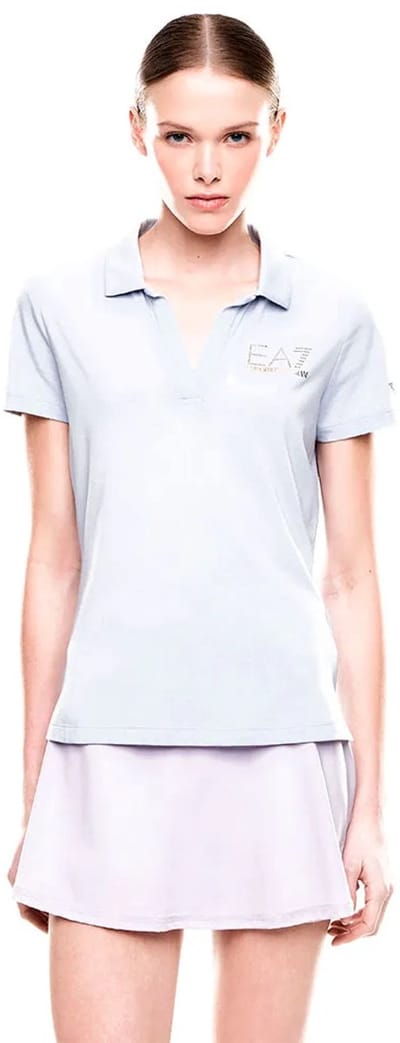 Ea7 Emporio Armani 7w000266_af12500 Korte Mouw Poloshirt Blauw M Vrouw
