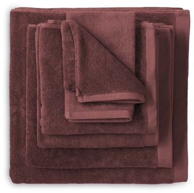 Heckettlane Badhanddoek Rood Bath-Premium 60x110 (set van 2)