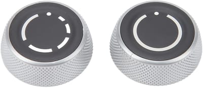Allecto - Radio Knoppen Vervanging - Volumeregeling Knop - Draaibare Instelknop - 2 Stuks - Geschikt voor 911 - Voor 2010-2016 modellen