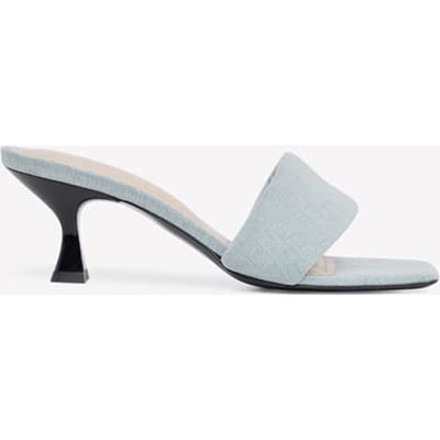 IRO Paris Lolanda Denim S Light Denim Maat: 36 | Muiltjes Outlet | Dames | Blauw