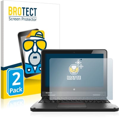 BROTECT - Screenprotector voor Lenovo ThinkPad Yoga 11e 6.Gen - Folie Beschermfolie matte 2 Stuks