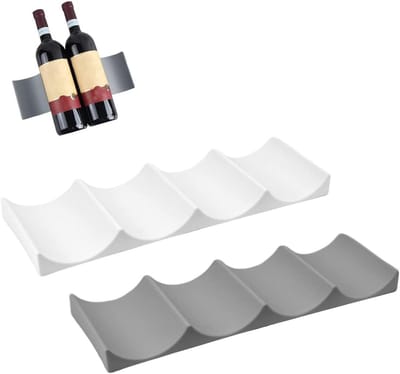 Set van 2 Flessenhouders voor Koelkast, Tafel en Keuken - Organiser voor Drankflessen en Bierflessen