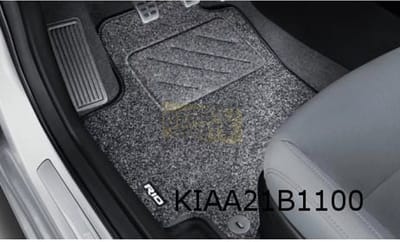 Kia Rio V (3/2017-3/2021) Mattenset (4x) naaldvilt tekst "Rio" Origineel! H8141ADE01