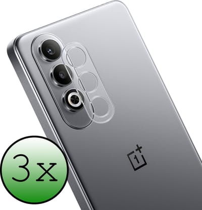 Camera Lens Protector - 3 Stuks Geschikt voor OnePlus Nord CE4 - Camera Screenprotector Beschermglas - Gehard Glas - Tempered Glass - Screen Protector