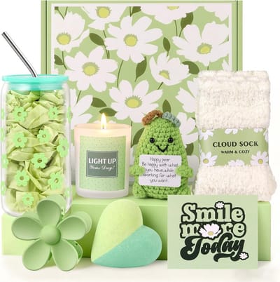 Wellness Geschenken - Ontspanningsset Vrouw - Zelfzorg Moment - Compleet Verwenpakket - 71 x 7 x 7 cm