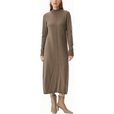 Comma  Dresses Brown Größe: 38 | Midikleider Outlet | Damen | Braun