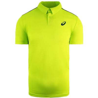 Asics Speler Heren Groen Tennis Poloshirt
