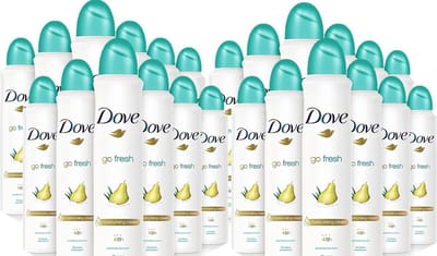 Dove Deospray Go Fresh Peer & Aloe Vera 250 ml - Voordeelverpakking 24 stuks