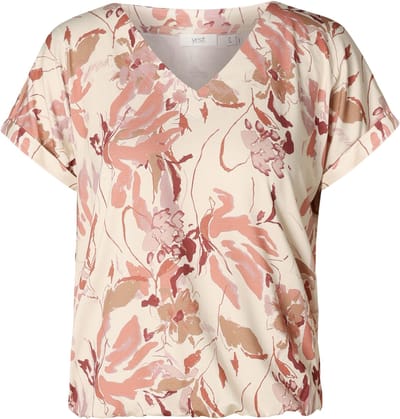 YEST Gieltje Essential Tops - Natural/Multi Colour - maat 34