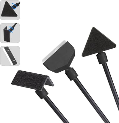 longziming - 3 In 1 Aquarium Reinigingsset - Algen Schraper Met RVS Mes En Verlengsteel Voor Glazen Aquarium Tot 14 Inch