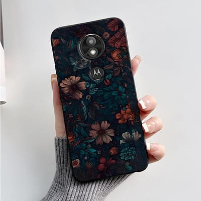 Hoesje Cover Voor Motorola Moto G7 Play Prachtig Hoesje Zachte Siliconen Shell Voor Motorola Moto G7 Power Schattig Cartoon Zwart Hoesje Moto G7 Play