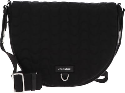 COCCINELLE Schoudertas Blaire Nyl. Mate Crossover Bag Noir / Noir Zwart