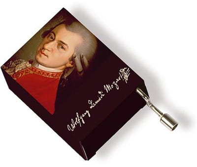 Vienna World - Muziekdoos Mozart portret - Iconische melodie - Tijdloze elegantie
