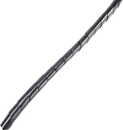 Conrad Components CG12-Black Spiraalslang 9 tot 65 mm Zwart 5 m