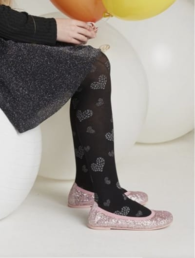 Trasparenze kinderpanty maat 98/104 zwart