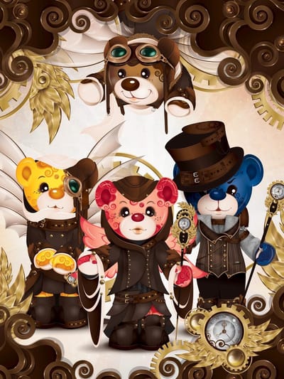 Rainbow Bears Care Bears Photo Wallcovering