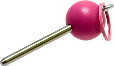 Boulemaus - Jeu de Boules - Traceur de terrain - kleur violet-rose - V2A roestvrij staal