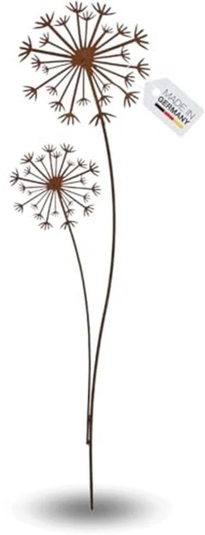 XXL Metaal Paardenbloem Tuinsteker - Groot Tuinfiguur Voor Binnen en Buiten