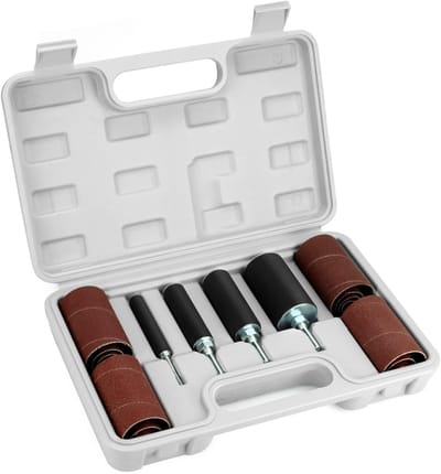 Cosensi - Schuurrolset - 20-delig - Inclusief opbergdoos - Voor houtbewerking - Aluminium oxide - Geschikt voor rotatietools