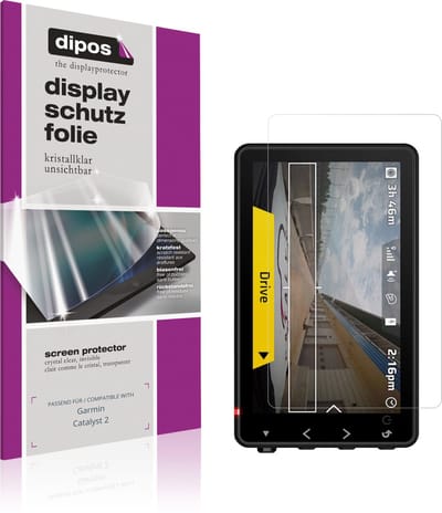 dipos – 2x Beschermfolie geschikt voor Garmin Catalyst 2 | Krasbestendige & heldere Screenprotector Ultra-Thin