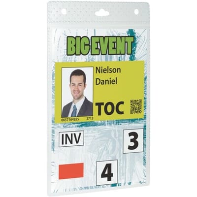 Badge Durable voor evenementen A6 zonder koord 20 stuks