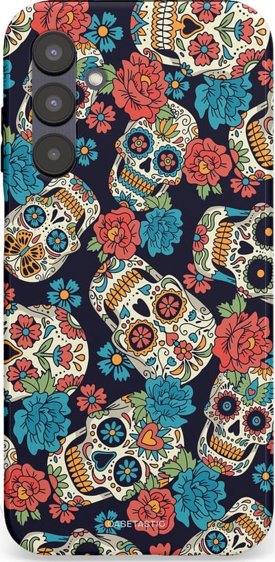 Casetastic Hoesje Geschikt voor Samsung A25 - Stijlvolle Beschermende Duo-layer Case - Catacombe carnaval