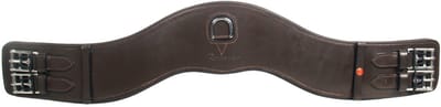 Rossner Comfort Dressuursingel - Maat: 55 - Bruin - Leer