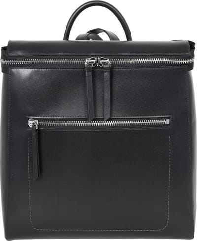 CINQUE Leren Vrije tijd rugzak Rugzak Diane Backpack Black Zwart