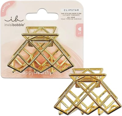Haarclip Goud - Haarsieraad Accessoire - Dagelijks Gebruik - Sterke Grip - 1 Stuk - Goudkleurig