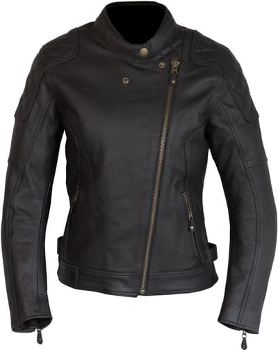 Merlin Bristol D3O Cafe Dames motorfiets lederen jas -