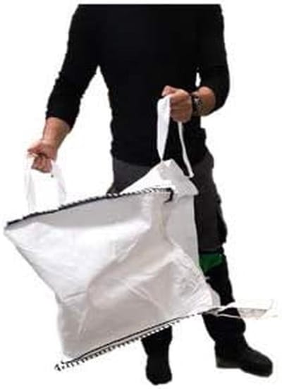 10x Grote Big Bags (FIBC) 45x45x45 cm – 500kg Draagkracht – Inclusief Handvatten voor Afval en Tuin