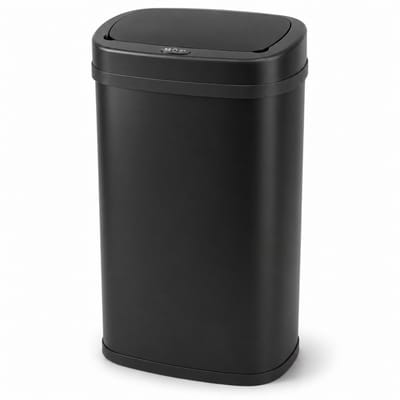 Five Stars® Prullenbak met Sensor - 60 Liter - Afvalbak RVS - Vuilnisbak - Soft Close Deksel - Zwart