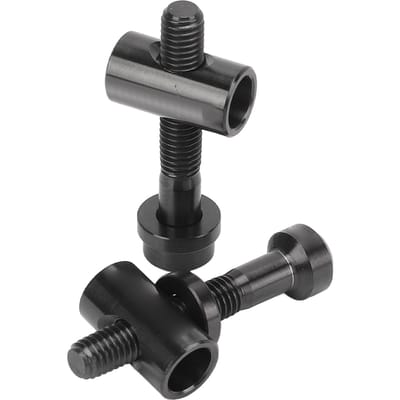 2 Pièces RISK Vis de Tige de Selle de Vélo Alliage de Titane M5x30mm Vis de Fixation de Tube de Selle de Tige de Selle Équilibrée Noir noir