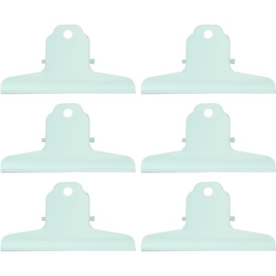 10 stuks Metalen Binderclip Sterke Veerklemkracht Roestpreventie Papierklemmen met Klein Gat white