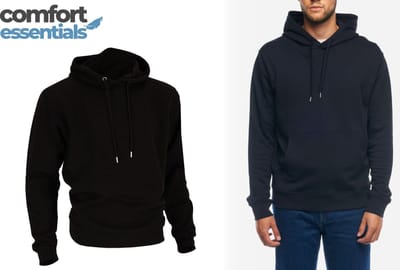 Comfort Essentials - Hoodie Heren - Zwart - M - Sweater Heren - Trui Heren - Heren Trui - Hoodies Heren - Hoody - Joggingpak Heren - Trainingspak