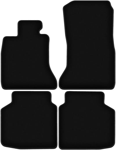 BASIC zwarte veloursmatten voor: BMW 7 F02 LONG (2008-2015)