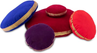 Zangkom Kussen - Tibetaans Kussen - Muziek Geluid - Zachte Klank - 30 cm - Rood