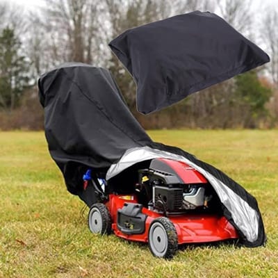 Grasmaaier Cover - Maaiertarp Beschermhoes - Tuinonderhoud Bescherming - Waterdicht Oxford Materiaal - 191x50x100cm - Zwart