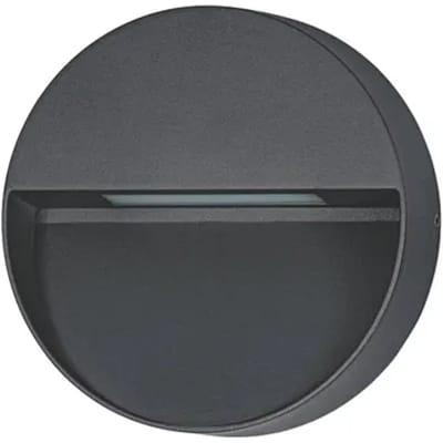 Eglo Buitenwandlamp Maruggio - Rond - Zwart - Cct - 4,8w