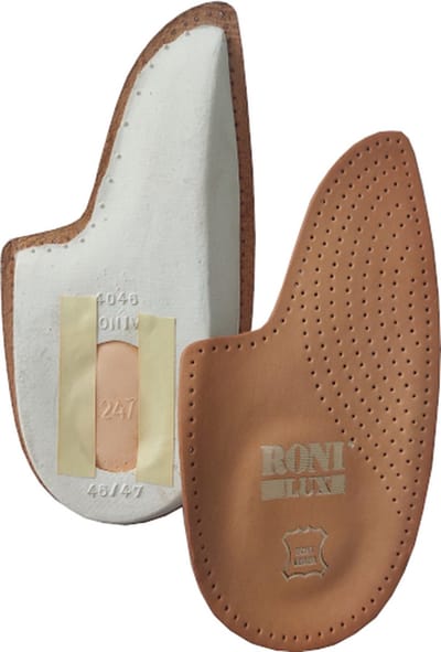 Ronilux Sienna Hielkussen met Gelengsteun - Holtesteun - Halve Inlegzool - Hielspoor Steunzool - Maat 46/47