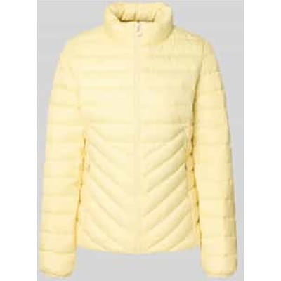 Slim fit gewatteerd jack met opstaande kraag