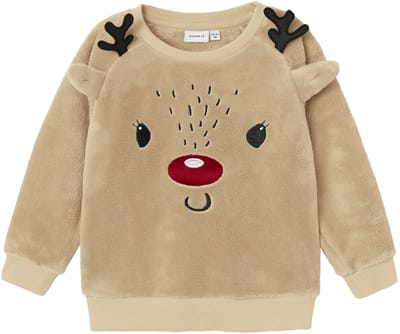 NAME IT - NMNRKOLO LS RLX TEDDY - Unisex - Sweaters