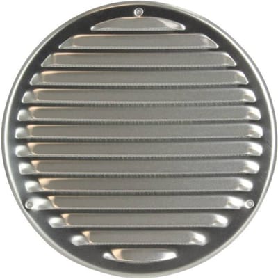 Metalen ventilatierooster rond Ø200 mm rvs - MR200i